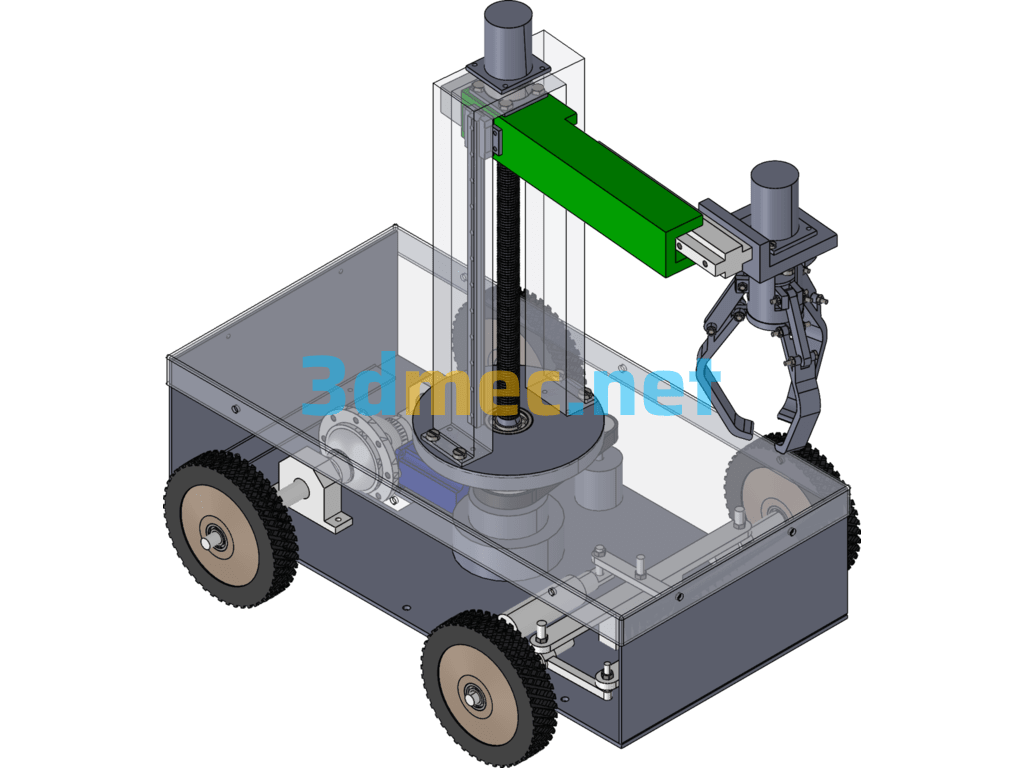 Grab The Car Model - 3D Model SolidWorks Free Download