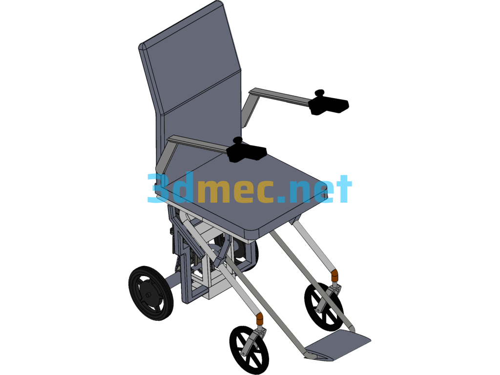 Smart Wheelchair Model - 3D Model SolidWorks Free Download