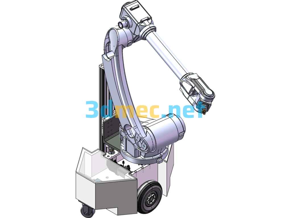 Spraying Robot - 3D Model SolidWorks Free Download