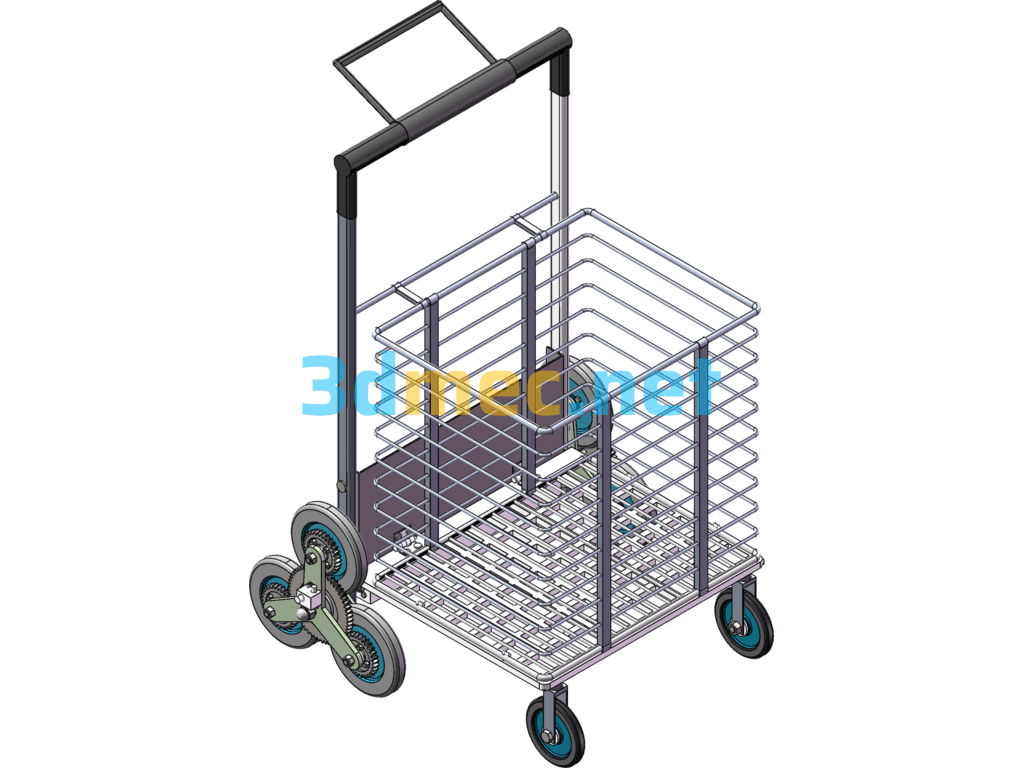 Universal Wheel Car Model - 3D Model SolidWorks Free Download