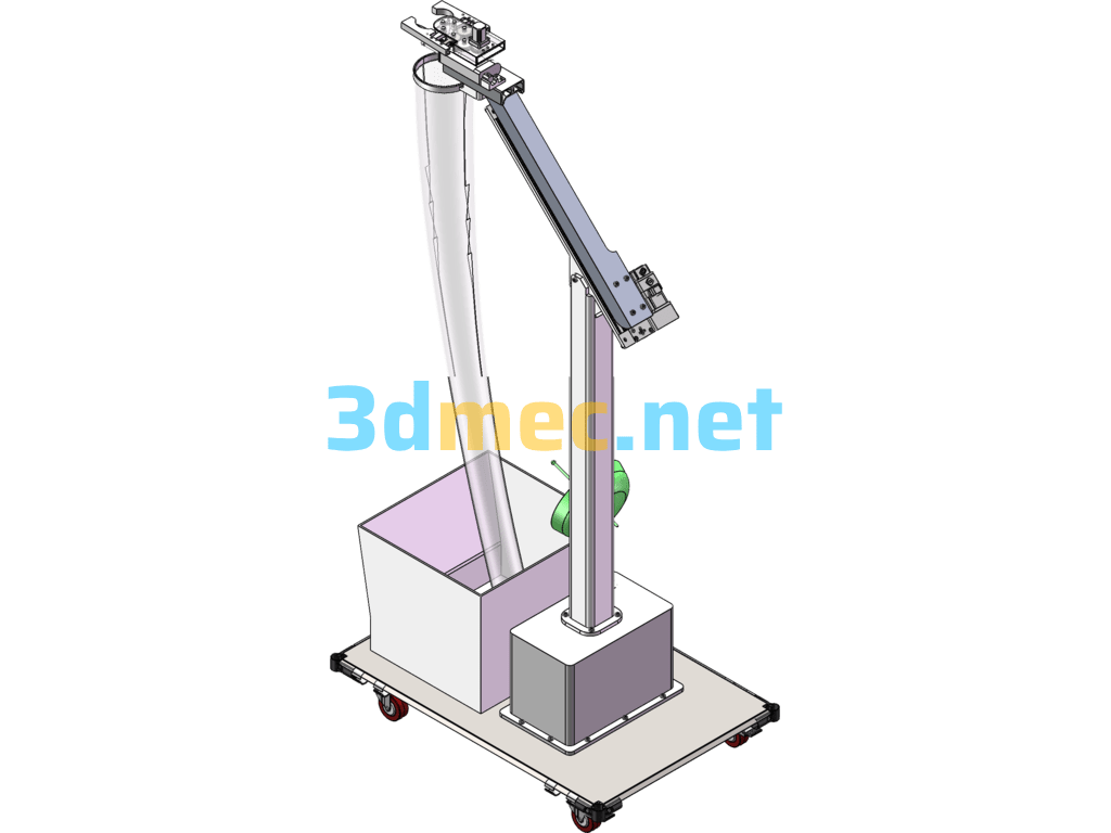 Corn Picker 3D+ Engineering Drawing - 3D Model SolidWorks Free Download