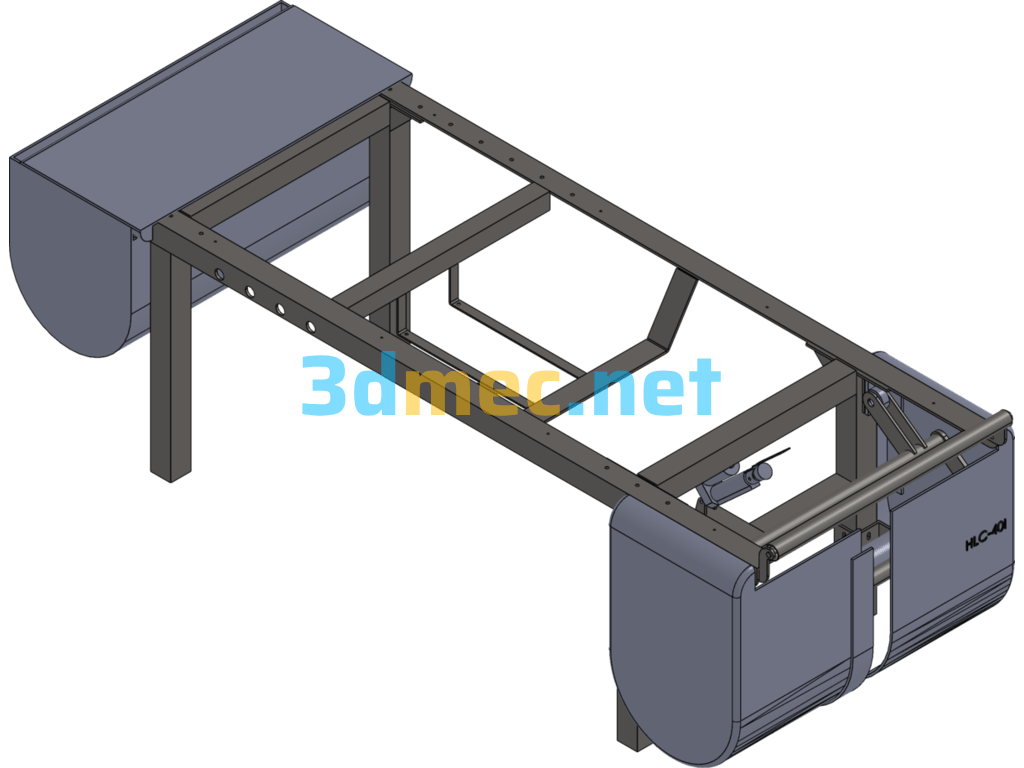 Medical Examination Bed - 3D Model SolidWorks Free Download