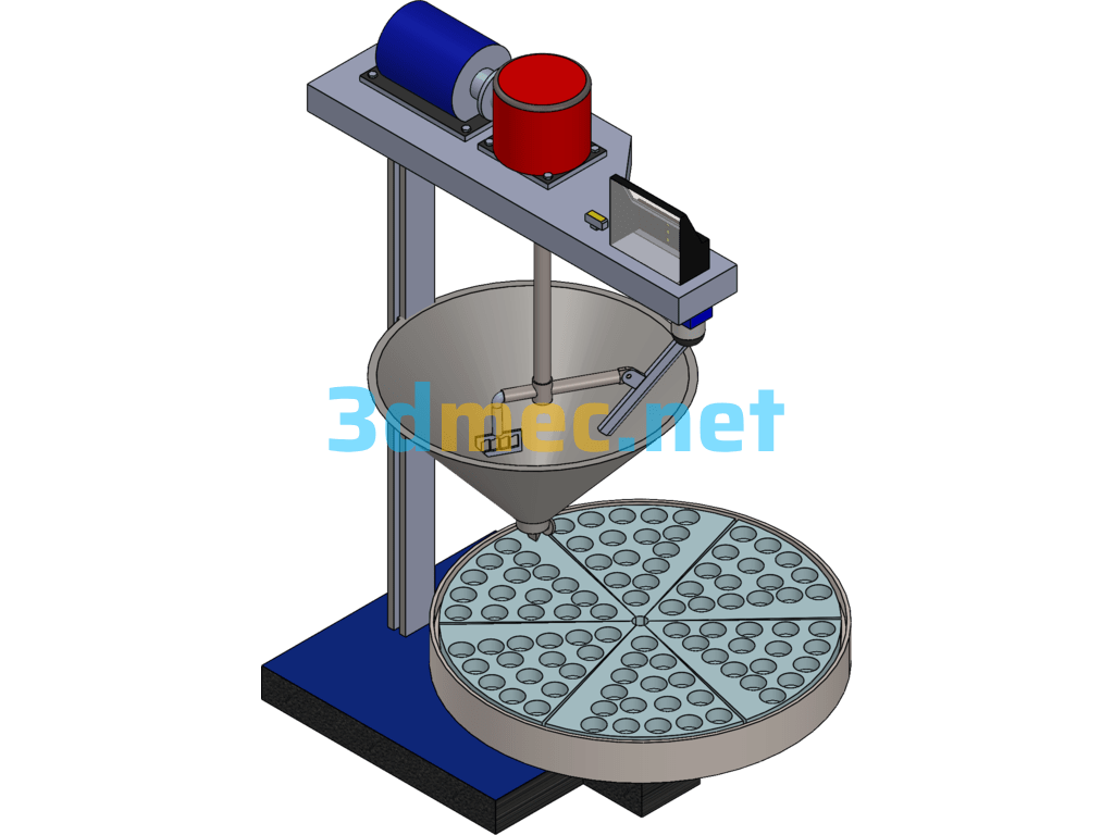 Sugar Making Machine - 3D Model SolidWorks Free Download