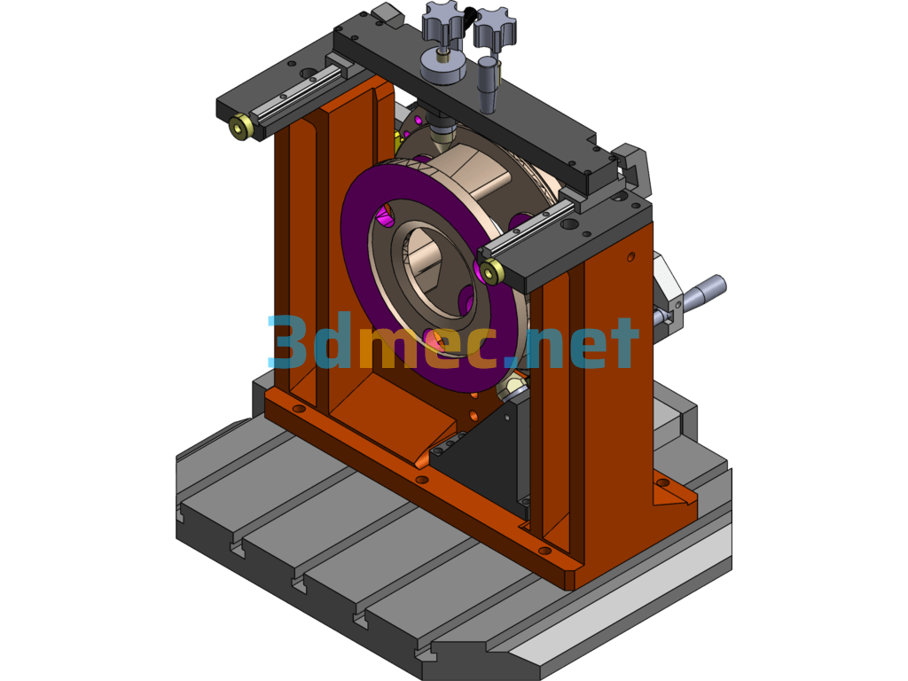 Planetary Gear Carrier Assembly Drawing - 3D Model SolidWorks Free Download