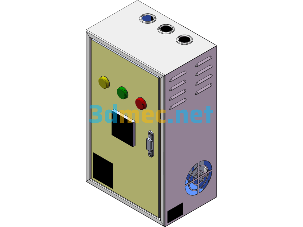 Distribution Box - 3D Model SolidWorks Free Download