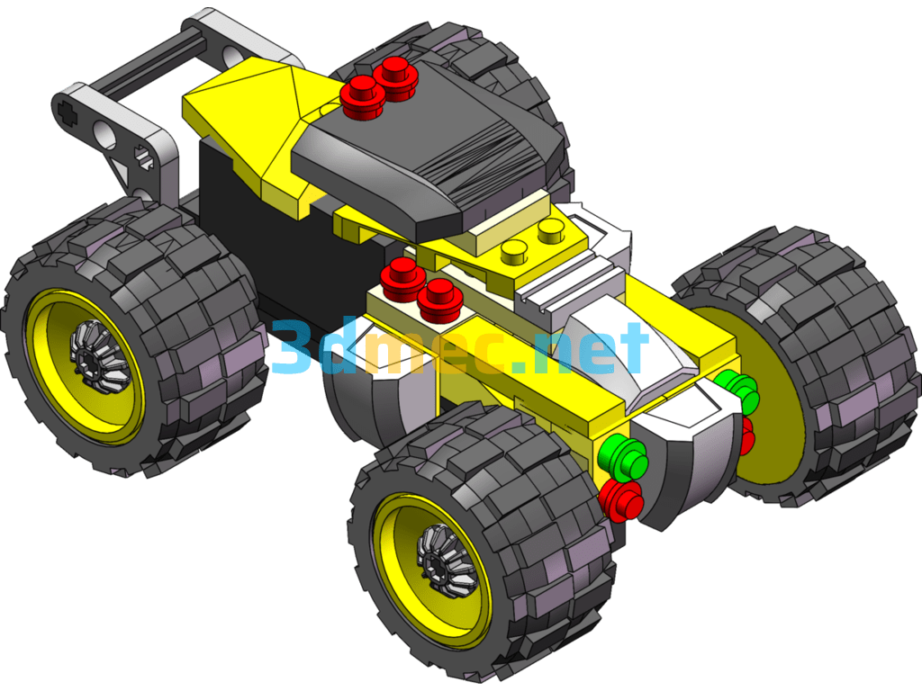 Off-Road Vehicle Model - 3D Model SolidWorks Free Download