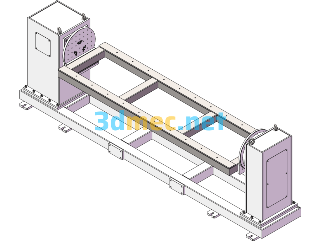 Single Axis Positioner - 3D Model SolidWorks Free Download