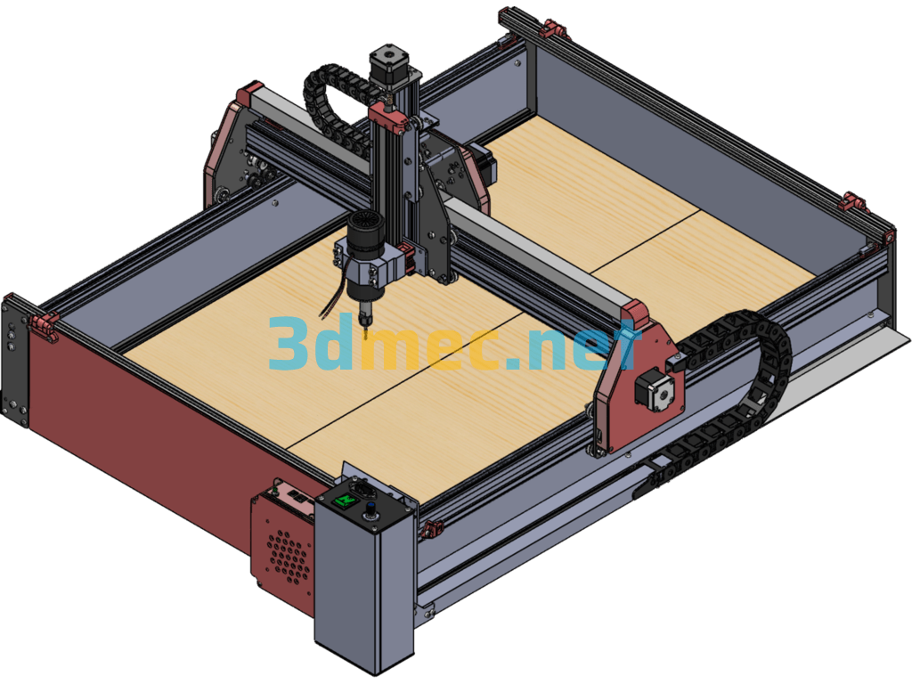 CNC Platform 1000 - 3D Model SolidWorks Free Download