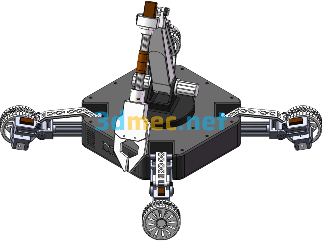 Mechanical Claw - 3D Model SolidWorks Free Download