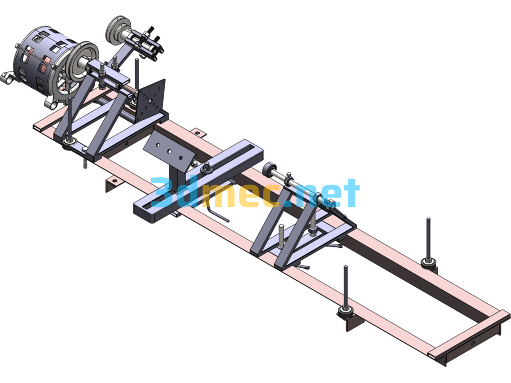 Artificially Designed Lathe - 3D Model SolidWorks Free Download