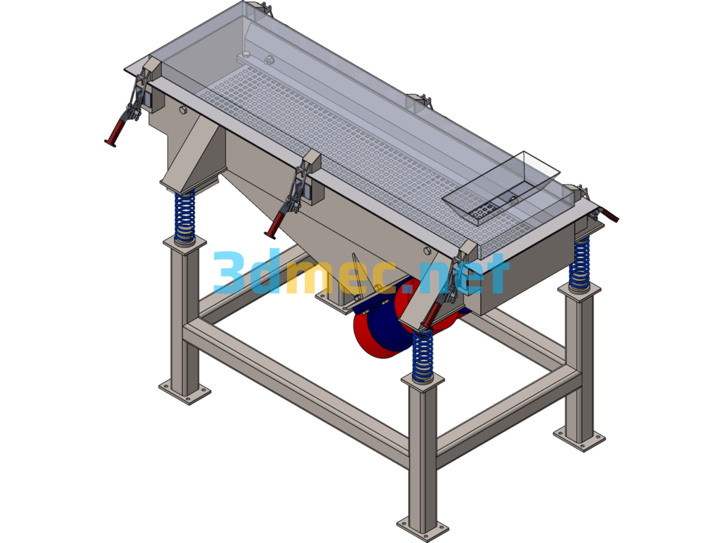 Linear Screen - 3D Model SolidWorks Free Download