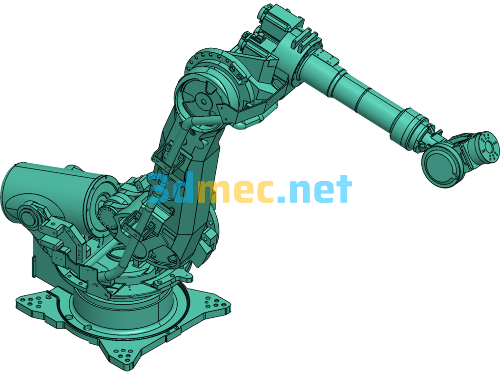 6-Axis Robot - 3D Model SolidWorks Free Download