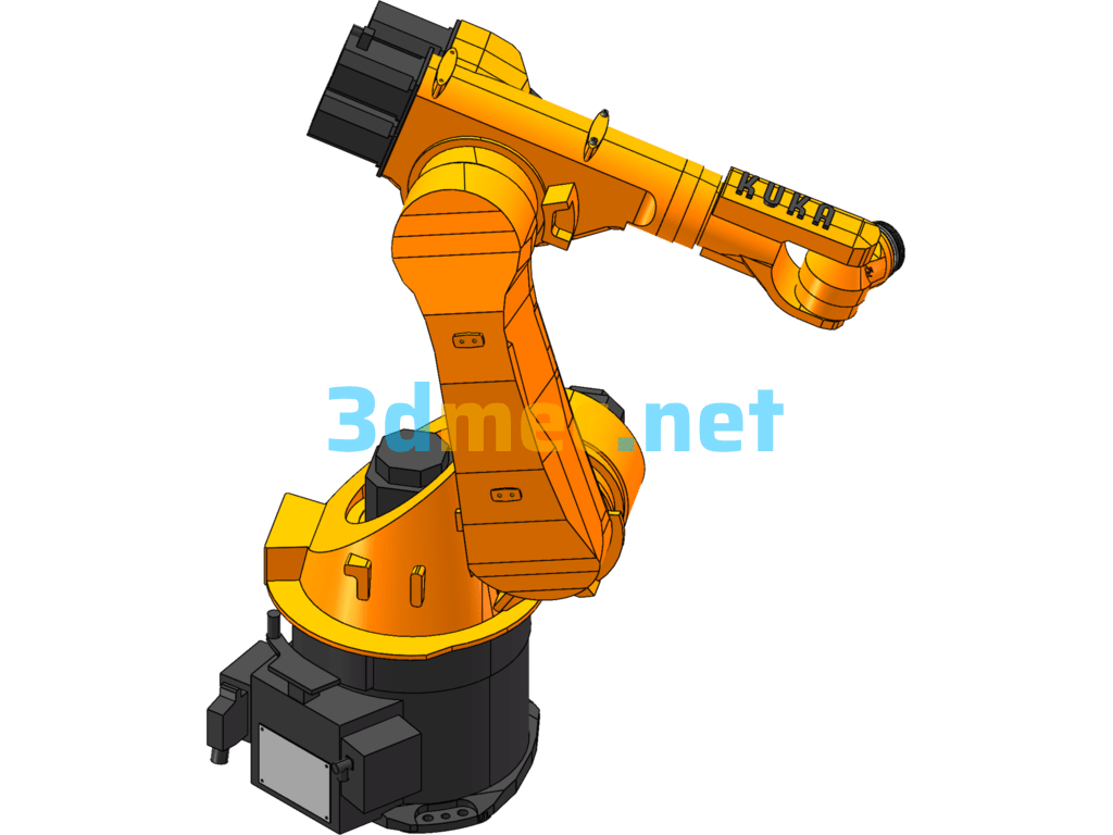 KUKA 6-Axis Robot KR60-3 - 3D Model SolidWorks Free Download