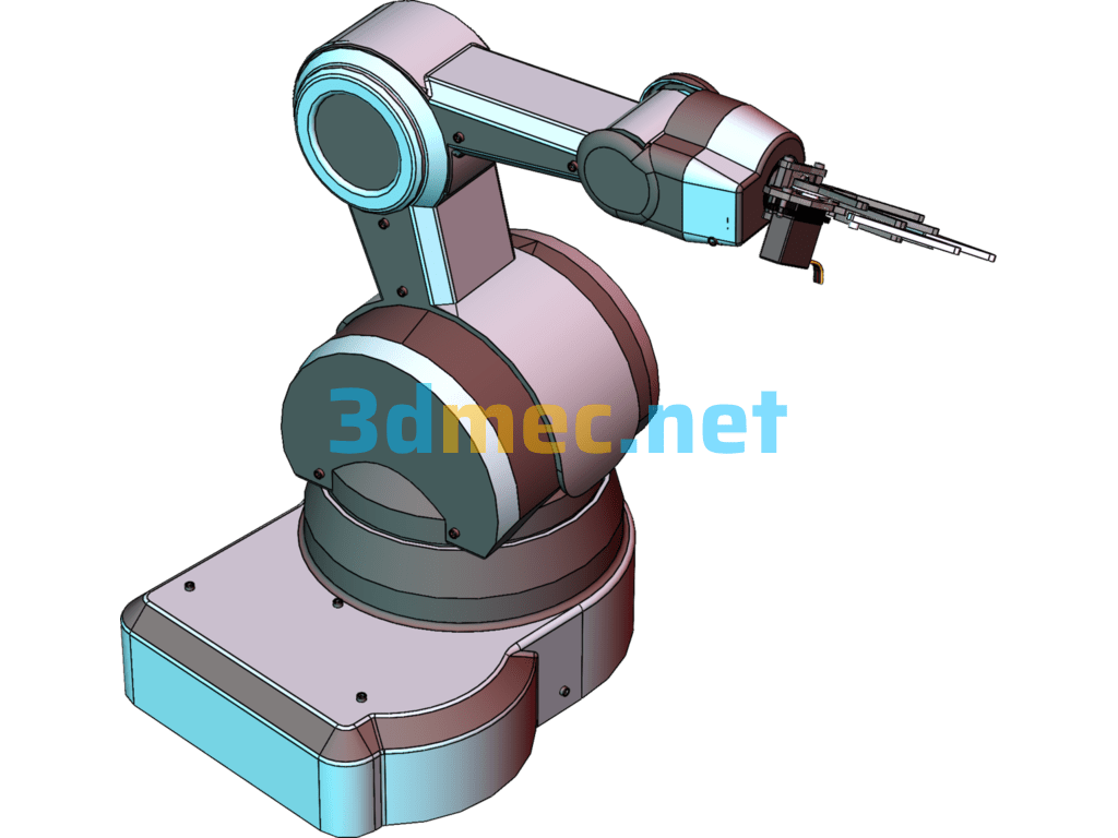 Robotic Arm Industrial Robot - 3D Model SolidWorks Free Download