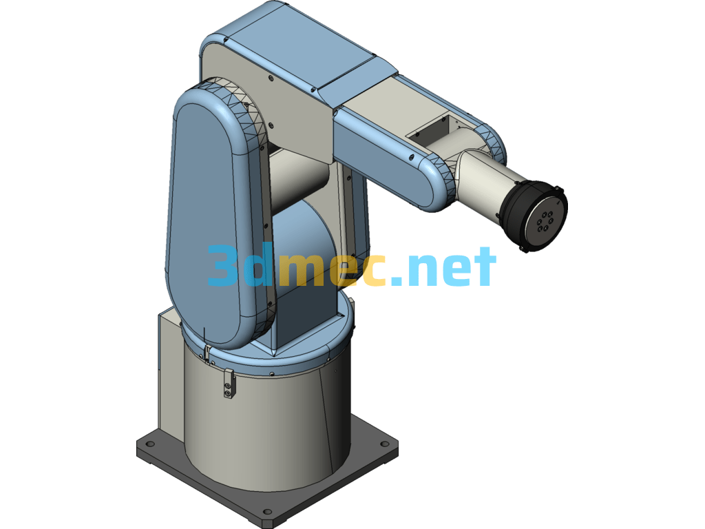 6-Axis Robotic Arm Brand New Robot (Detailed Internal Structure) - 3D Model SolidWorks Free Download