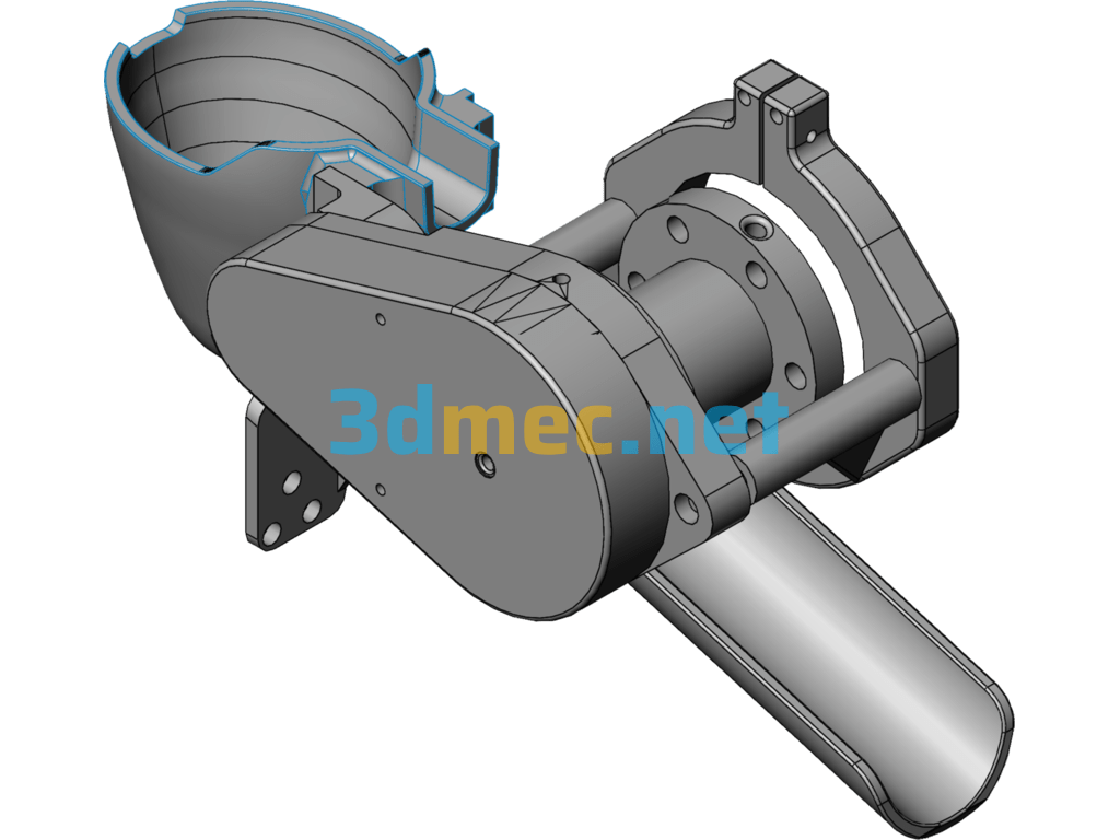 Robot Soup Machine - 3D Model SolidWorks Free Download