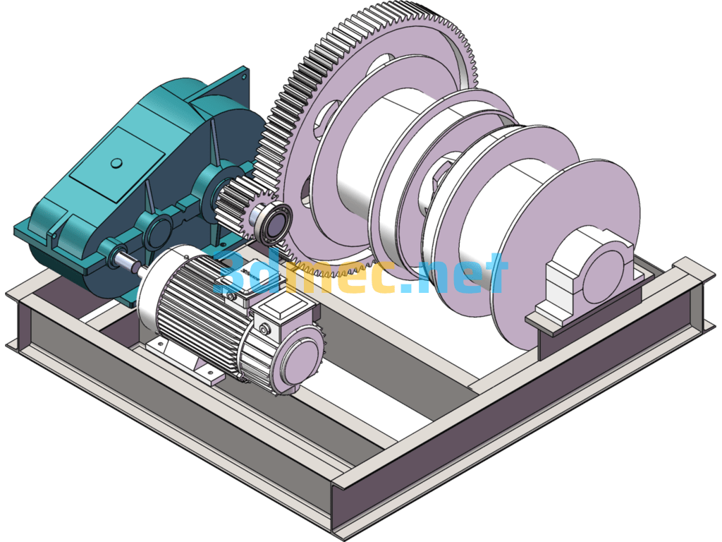 Hoist - 3D Model SolidWorks Free Download