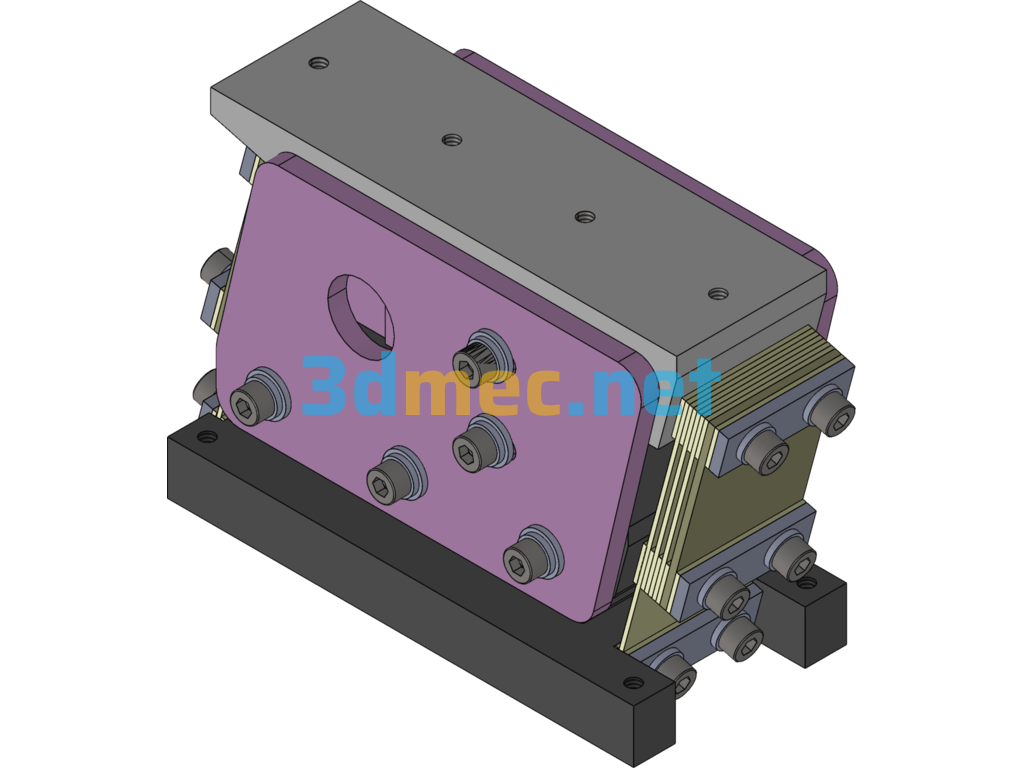 Linear Vibrator-140, Automatic Feeding Arrangement Mechanism - 3D Model SolidWorks Free Download