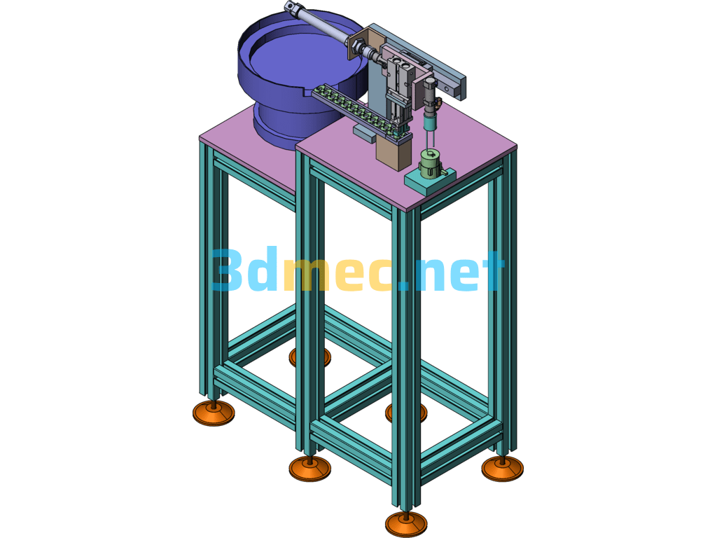 Top Cover Assembly Machine - 3D Model SolidWorks Free Download