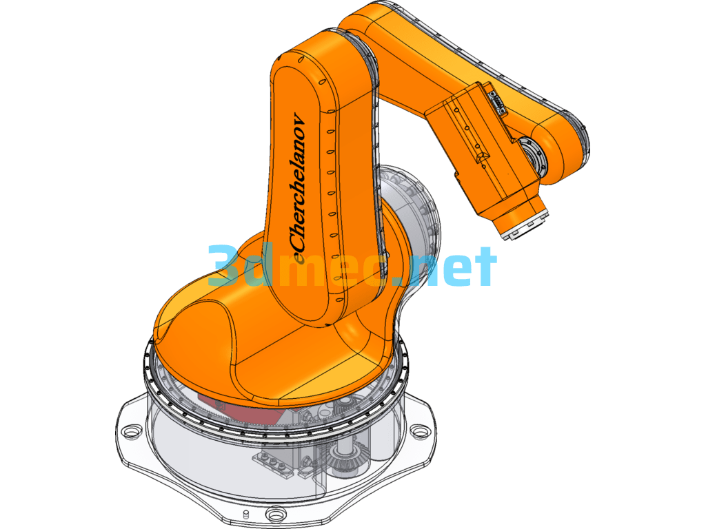 Robotic Arm - 3D Model SolidWorks Free Download