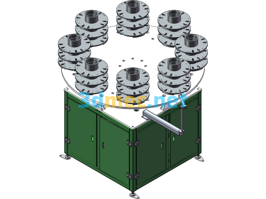 New Outer Cylinder Injection Molding Machine Project Plan - 3D Model SolidWorks Free Download