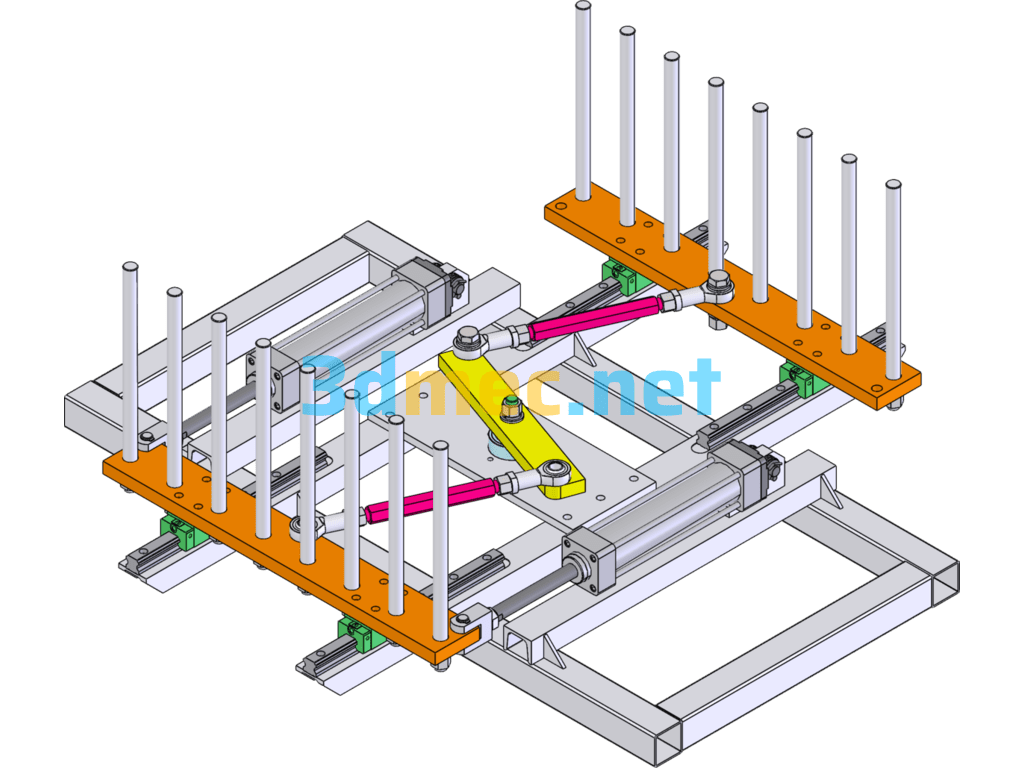 Centering Mechanism Design Model - 3D Model SolidWorks Free Download