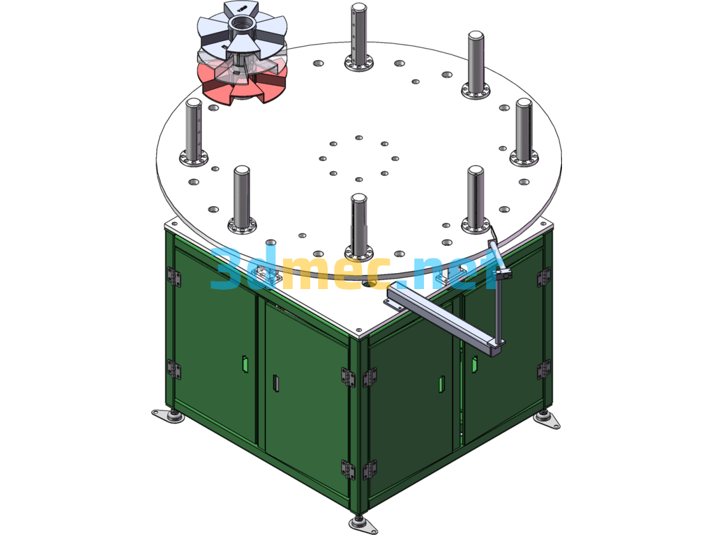 Automatic Sleeve Feeder (Product That Has Been Successfully Accepted) - 3D Model SolidWorks Free Download