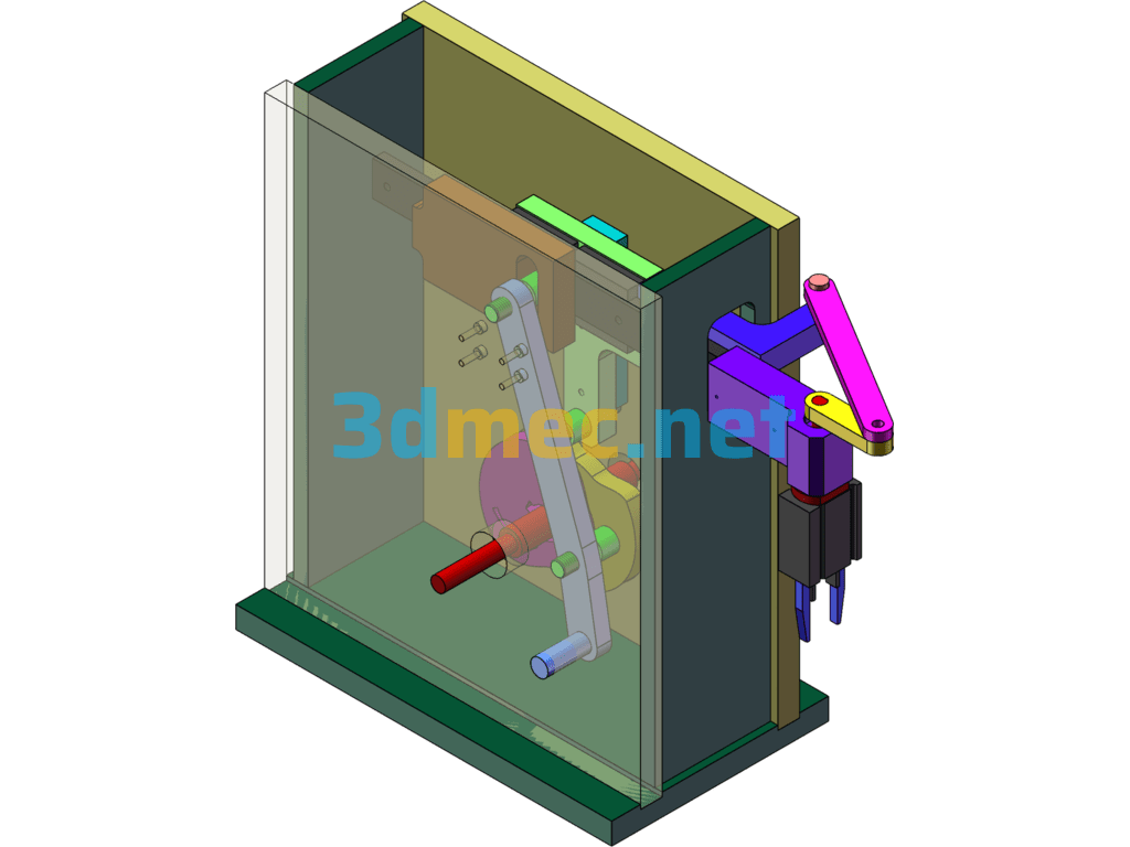 N-Type Track Manipulator/Steerable Cam Manipulator - 3D Model SolidWorks Free Download