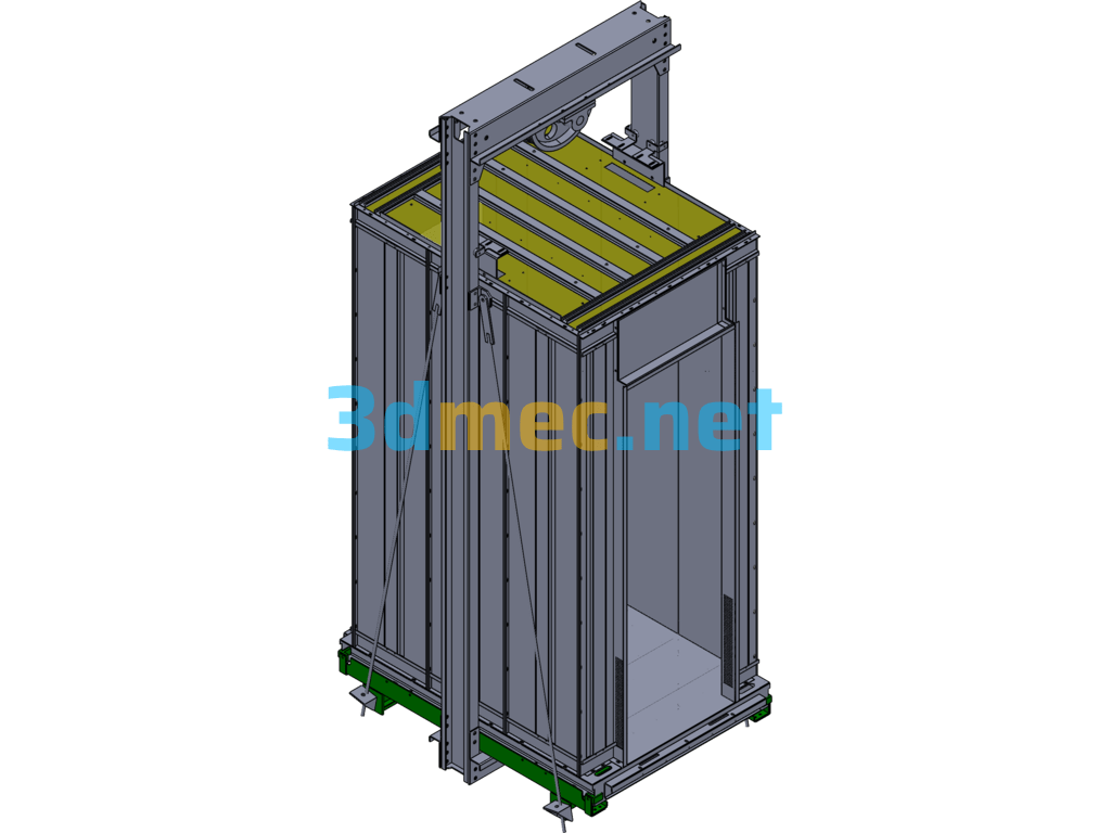 Qidong Zhongye Elevator - 3D Model SolidWorks Free Download