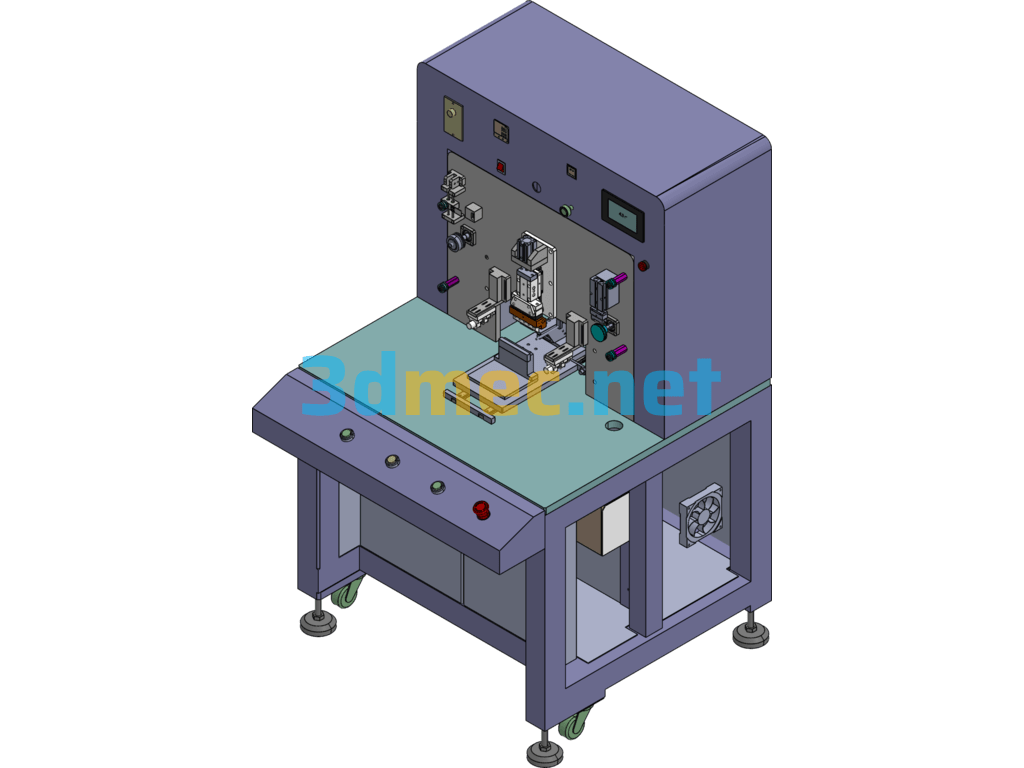 ACF Hot Pressing Laminating Machine - 3D Model SolidWorks Free Download