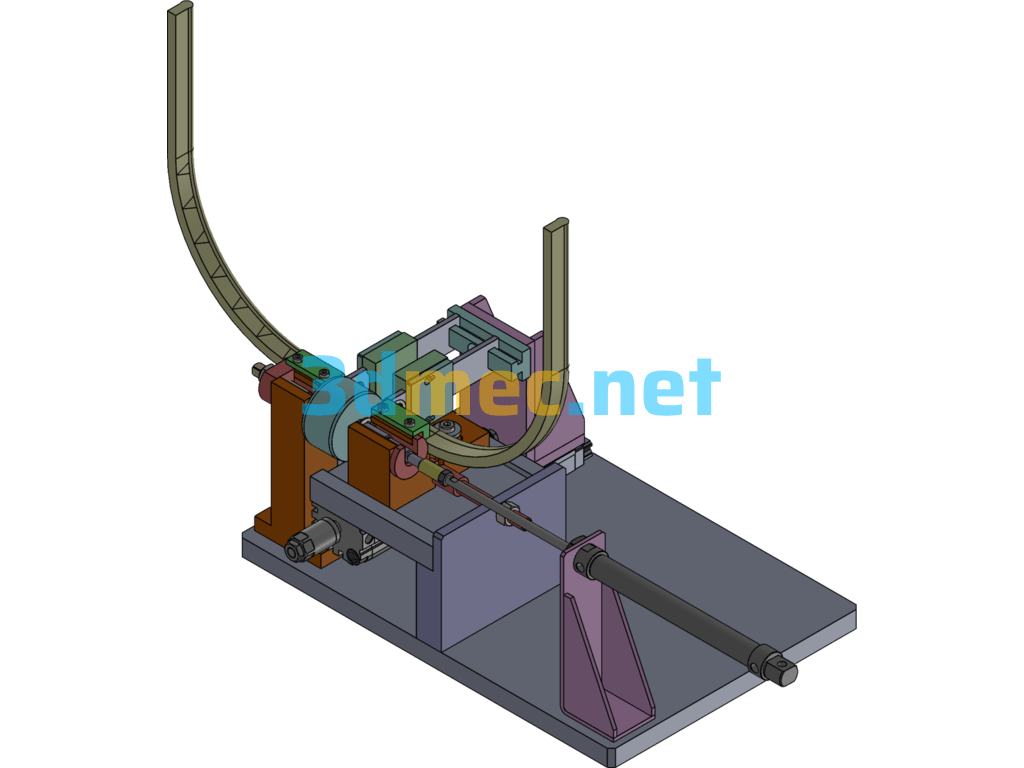 Rotor Circlip Automatic Assembly Machine - 3D Model SolidWorks Free Download