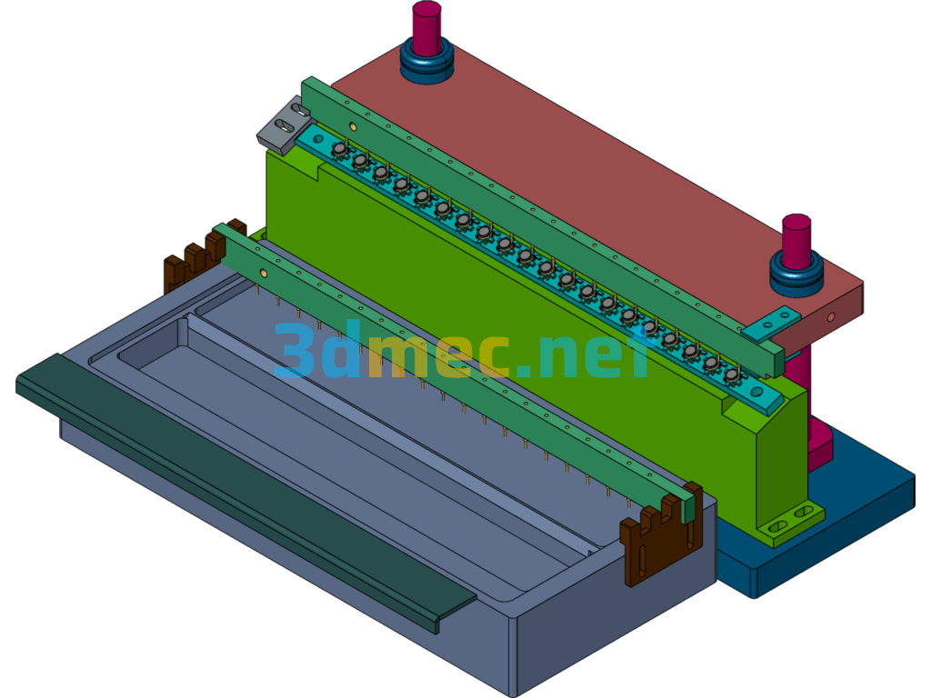 Glue Coating Fixture - 3D Model Exported Free Download