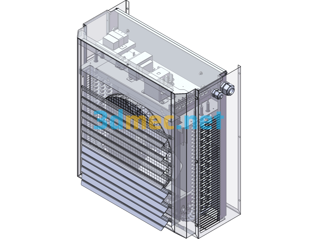 10KW Electric Heater 3D (SolidWorks Design, Sldprt/Sldasm Files Provided) - 3D Model SolidWorks Free Download