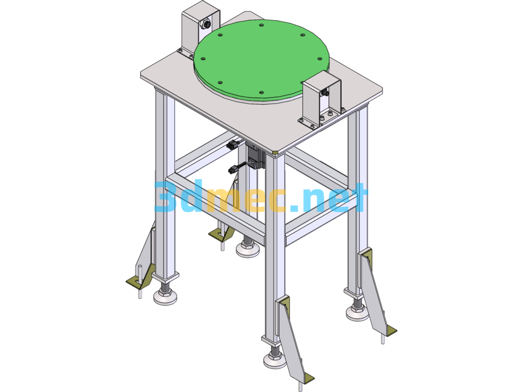 Rotary Positioning Stage - 3D Model SolidWorks Free Download