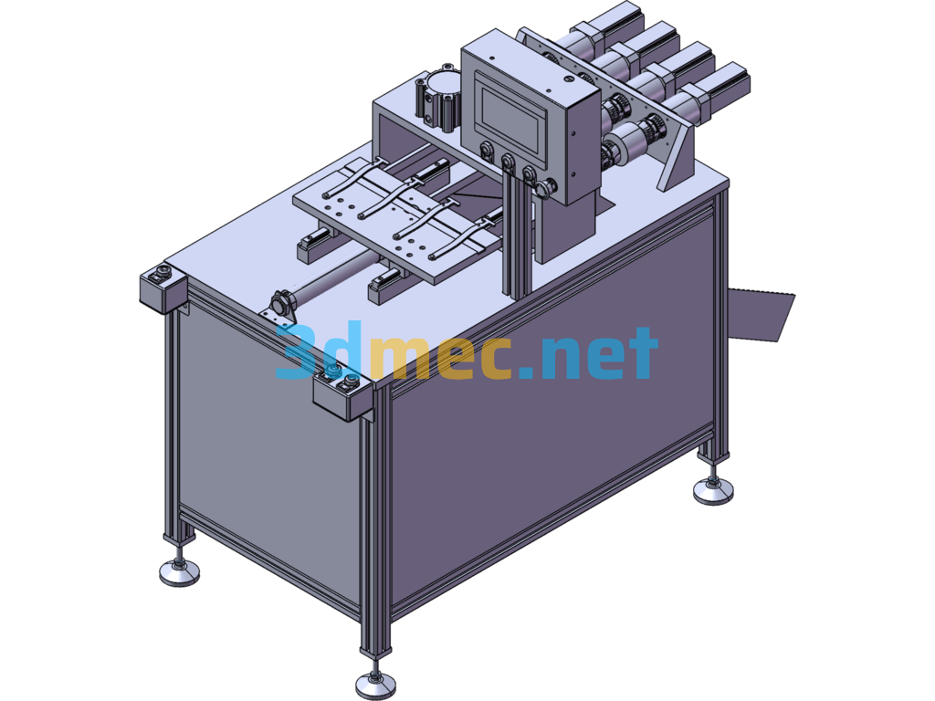 Automatic Twisting Machine For Limiter Frame - 3D Model SolidWorks Free Download