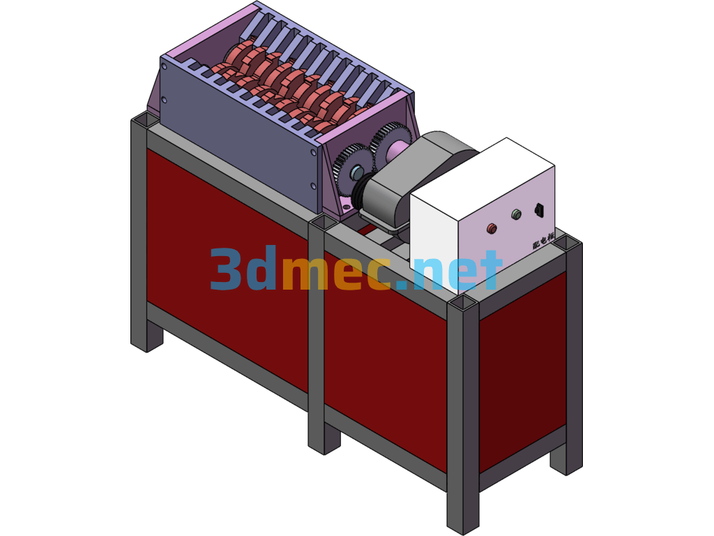 Super Crusher - 3D Model SolidWorks Free Download