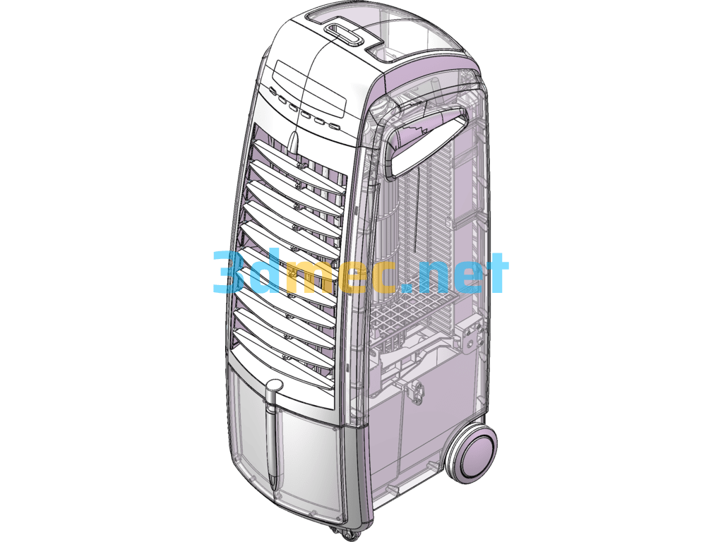 Intelligent Air Cooler - 3D Model SolidWorks Free Download