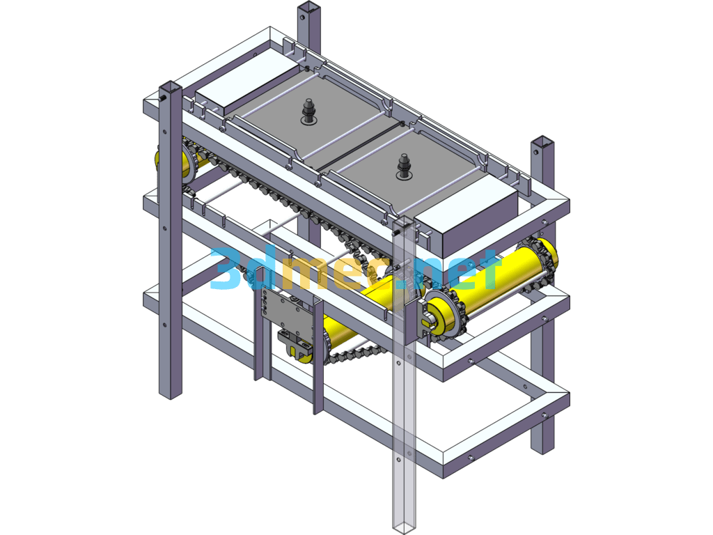 Packaged Food Assembly Machines - 3D Model SolidWorks Free Download