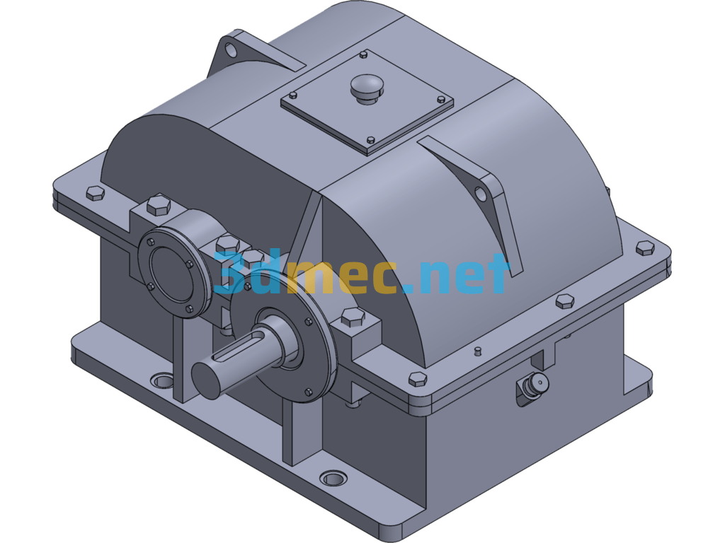 Secondary Reducer - 3D Model SolidWorks Free Download