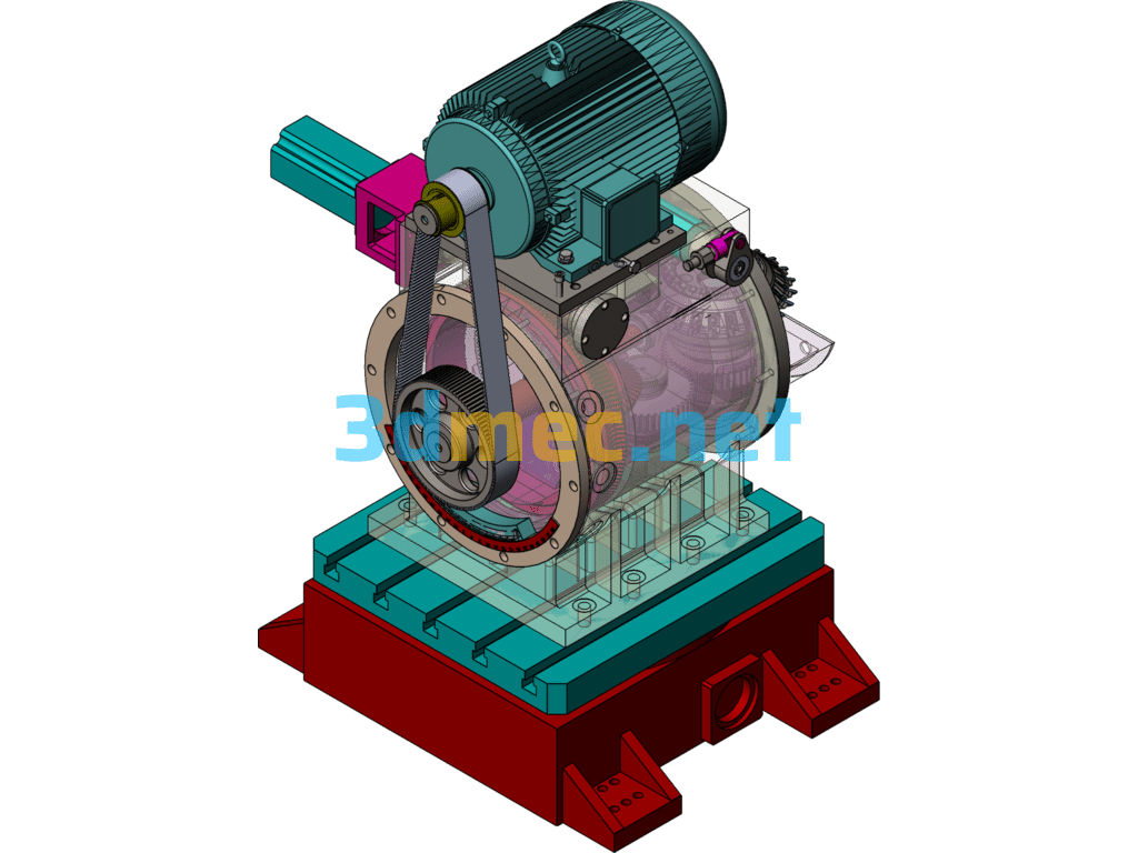 Whirlwind Milling Machine - 3D Model SolidWorks Free Download