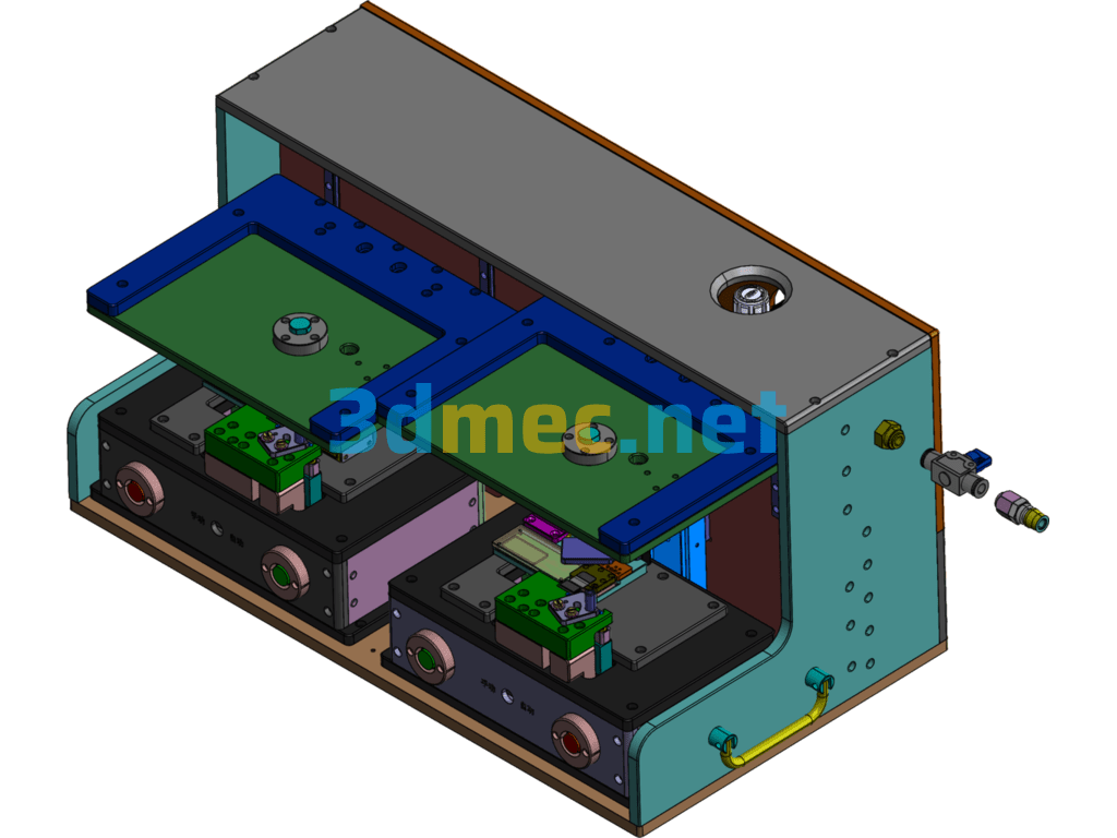 Micro Needle Test Fixture - 3D Model SolidWorks Free Download