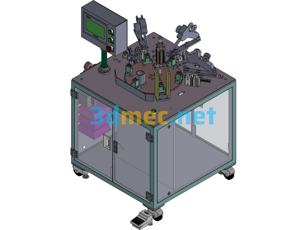 Electric Welding And Cutting Equipment-Motor Cover Welding Machine - 3D Model SolidWorks Free Download