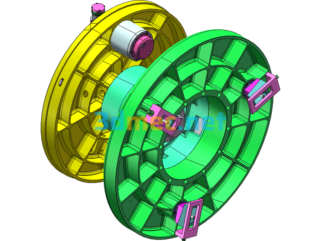 60G Linear Acceleration Simulation Test Bench Physical Drawing - 3D Model SolidWorks Free Download