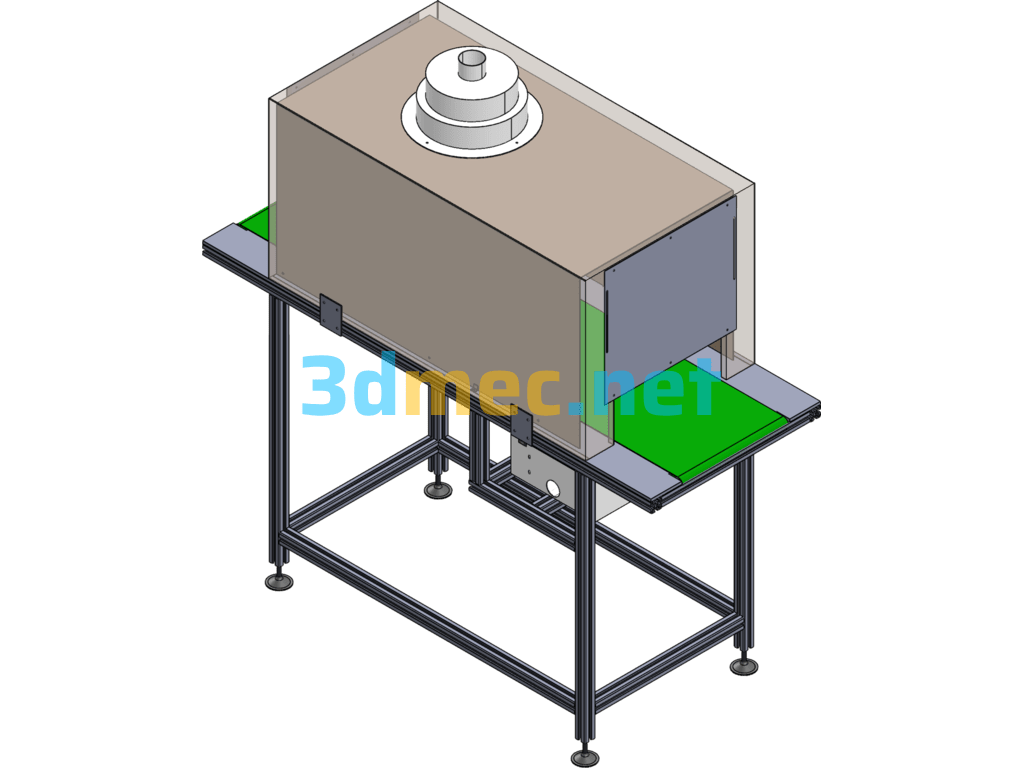 Drying Line Design Model - 3D Model SolidWorks Free Download