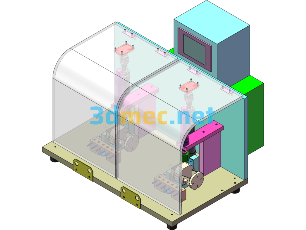 5 Series Motor Test Bench - 3D Model SolidWorks Free Download