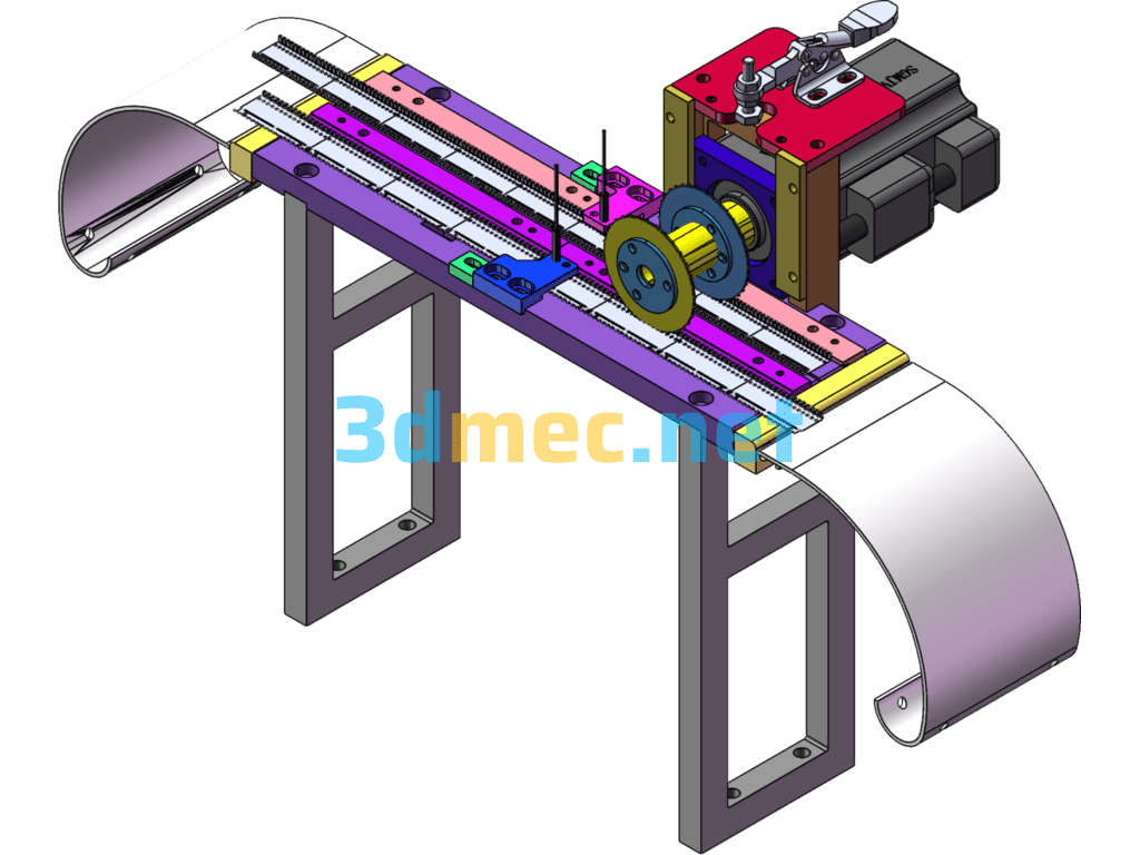 Terminal Feeding Mechanism - 3D Model SolidWorks Free Download