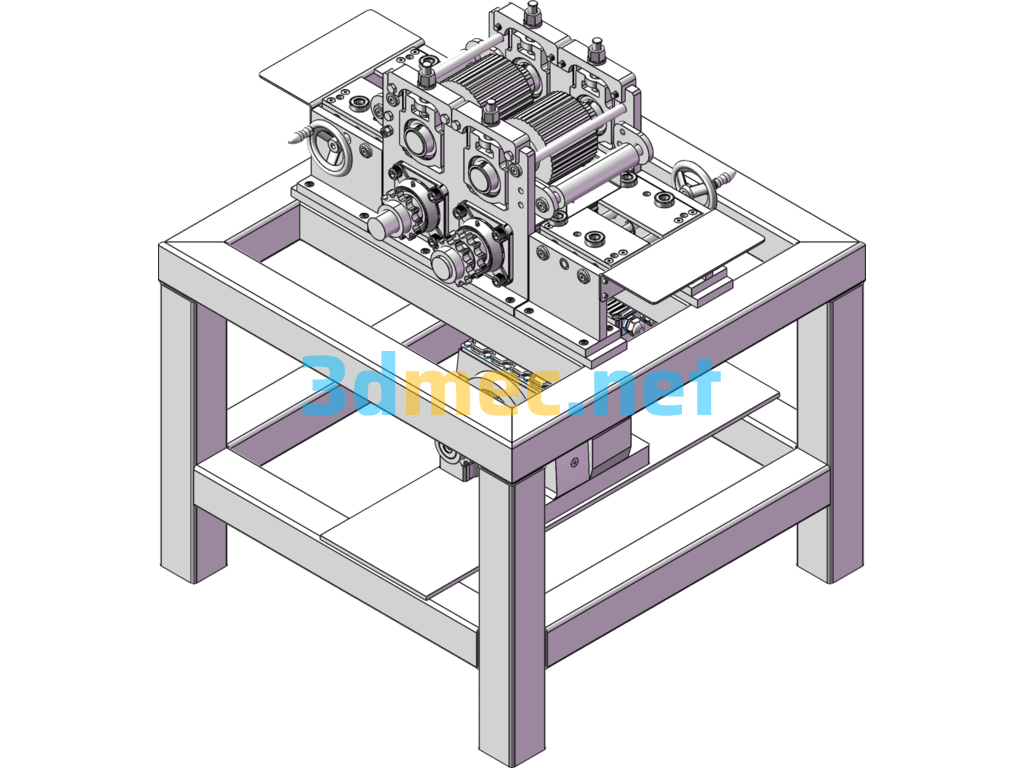 Rolling Machine 3d Model - 3D Model SolidWorks Free Download