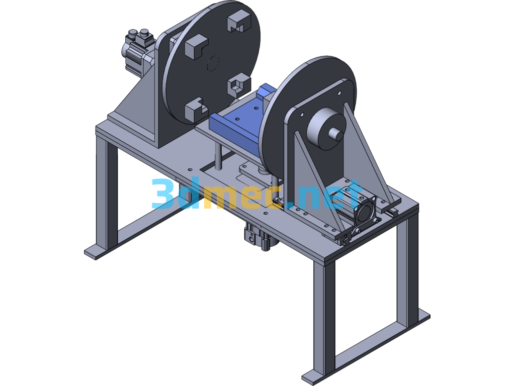 Battery Module Rotation Reversing Mechanism - 3D Model SolidWorks Free Download