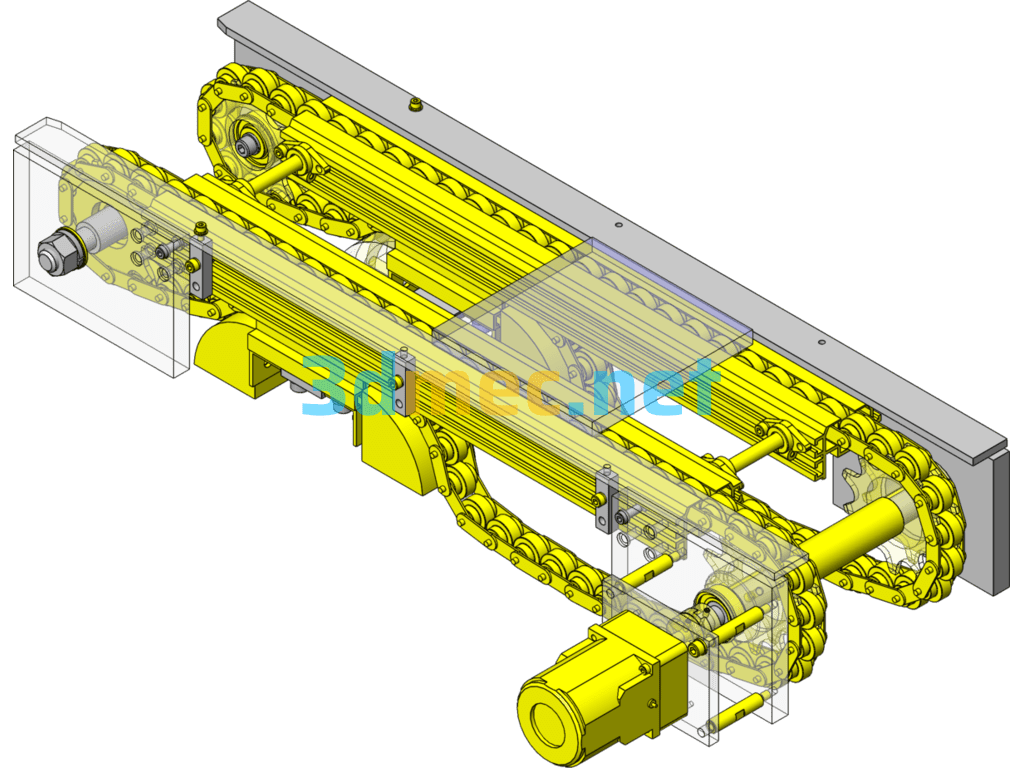 Speed Chain Body - 3D Model SolidWorks ProE Creo.Elements Creo.Parametric UG(NX) Free Download