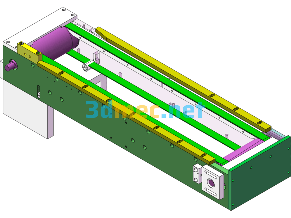 Packaging Conveyor Belt - 3D Model SolidWorks Free Download